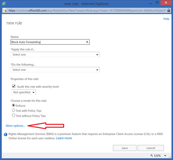 how to forward mail in outlook 365